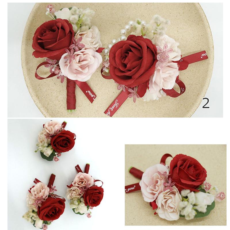 【結婚式】ブーケ&ブートニア　新郎新婦セット 楽天市場】ブーケ ブートニアセット ウエディングブーケ ウェディング