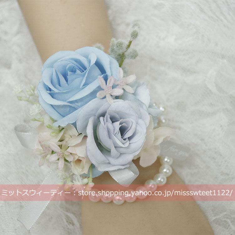 【rio】ブーケ　ブートニア　結婚式 7色 ブートニア リストブーケ 二次会 結婚式 ウェディング 花嫁 新郎