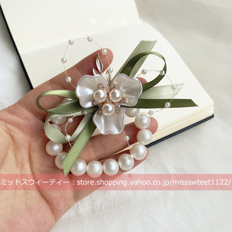 ブートニア リストブーケ ブローチ コサージュ 二次会 結婚式