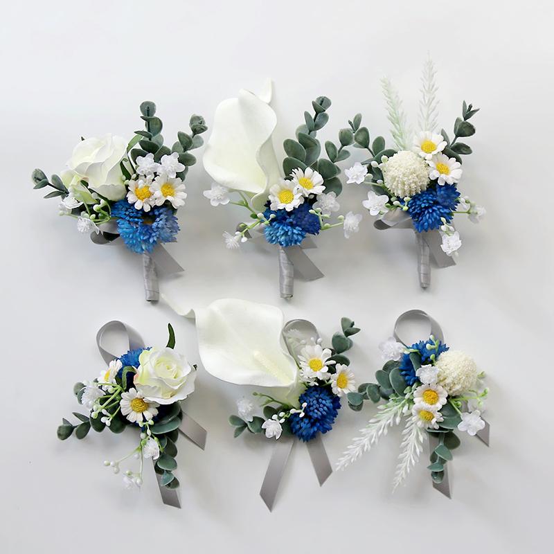 ブートニア リストブーケ 二次会 結婚式 ウェディング 花嫁 新郎 花婿