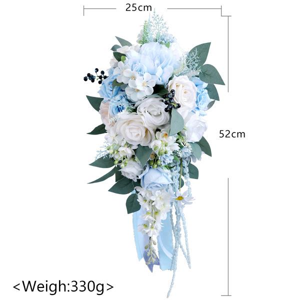 クラッチブーケ キャスケード ブーケ 青 20 件の ブーケ 青 bouquet 