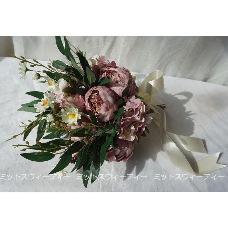 ウエディングブーケ 二次会 安い 結婚式 ウェディングブーケ 花嫁 披露宴 ウェディング用 ブーケ 造花 ブライダルブーケ 手作り 成人式 卒業式 インテリア Bk57 ミットスウィーティー 通販 Yahoo ショッピング