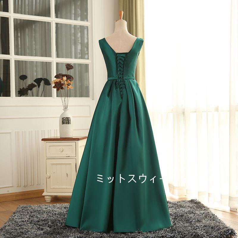 パーティードレス 演奏会 カラードレス ロングドレス 安い イブニング
