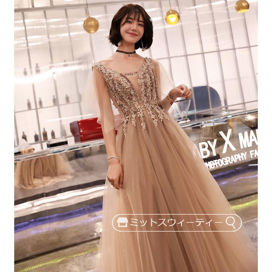 カラードレス ウエディングドレス パーティードレス 演奏会 発表会