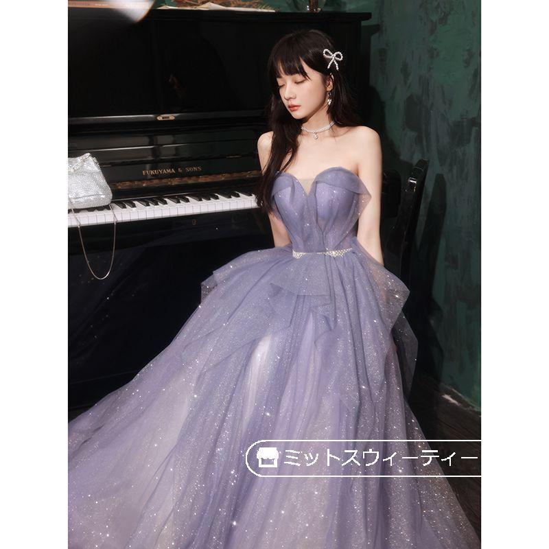 カラードレス 演奏会用ドレス ピアノ発表会 ロングドレス A カラードレス 演奏会用ドレス ピアノ発表会 ロングドレス A