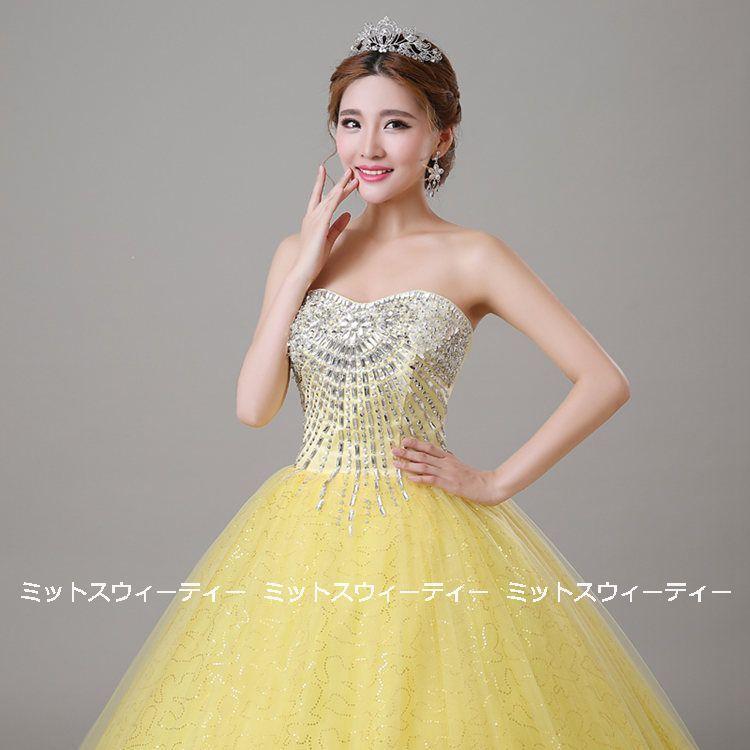 ステージ衣装 プリンセスラインドレス 演奏会用ドレス カラー ステージ衣装 プリンセスラインドレス 演奏会用ドレス カラー