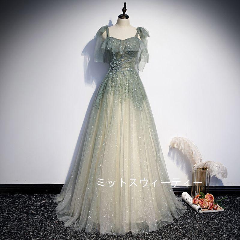 カラードレス ロングドレス コンサート カクテルドレス 演奏会 フォーマルドレス 結婚式 イブニングドレス 二次会 ウエディングドレス 披露宴 aラインドレス