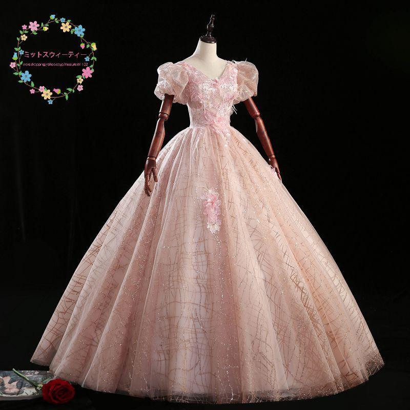 カラードレス 演奏会 発表会 二次会 花嫁 ウエディングドレス ロング