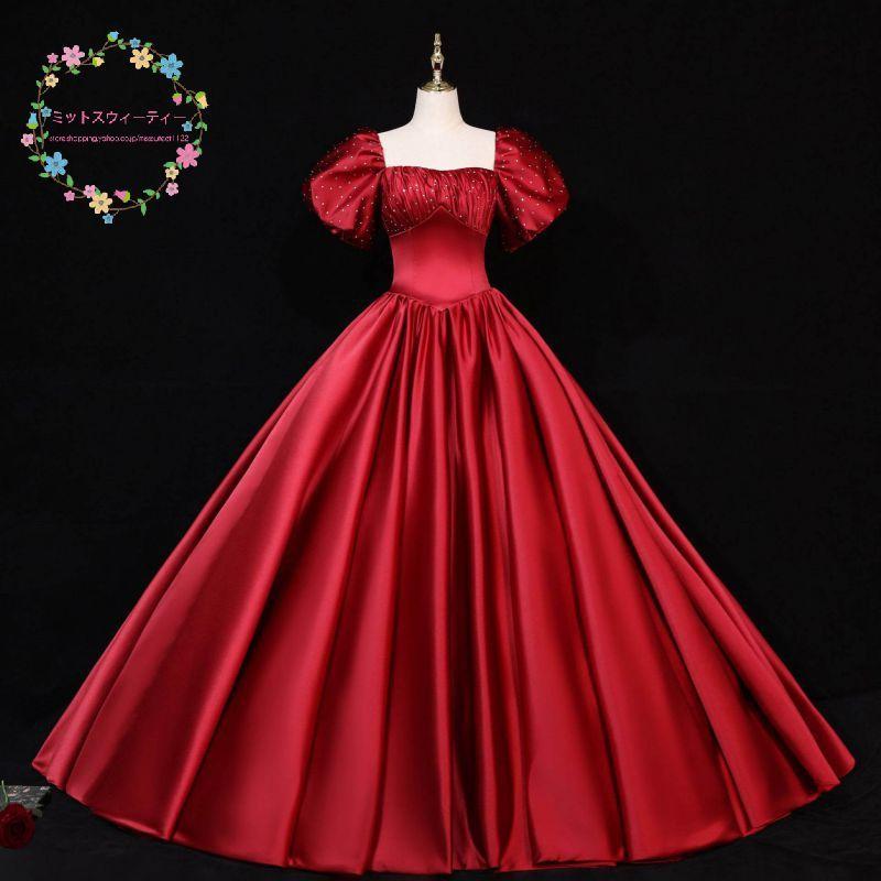 カラードレス 演奏会 グリーン レッド イエロー オレンジ ブラウン