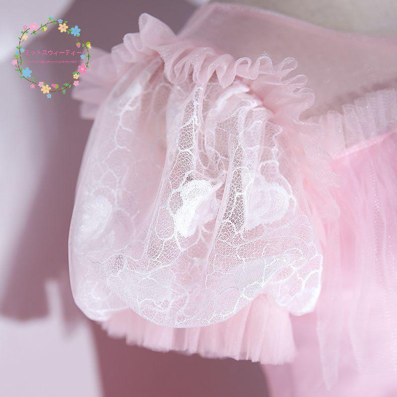 パーティードレス プリンセスラインドレス ピンク カラードレス 結婚式