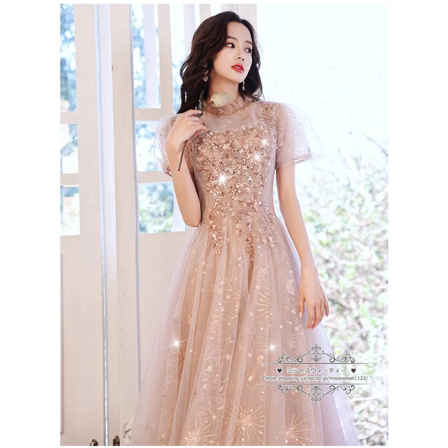 カラードレス カクテルドレス ロングドレス パーティードレス カラー