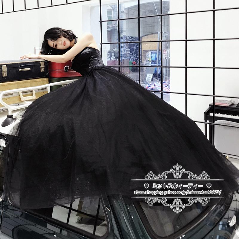 カラードレス カクテルドレス ロングドレス パーティードレス 発表会