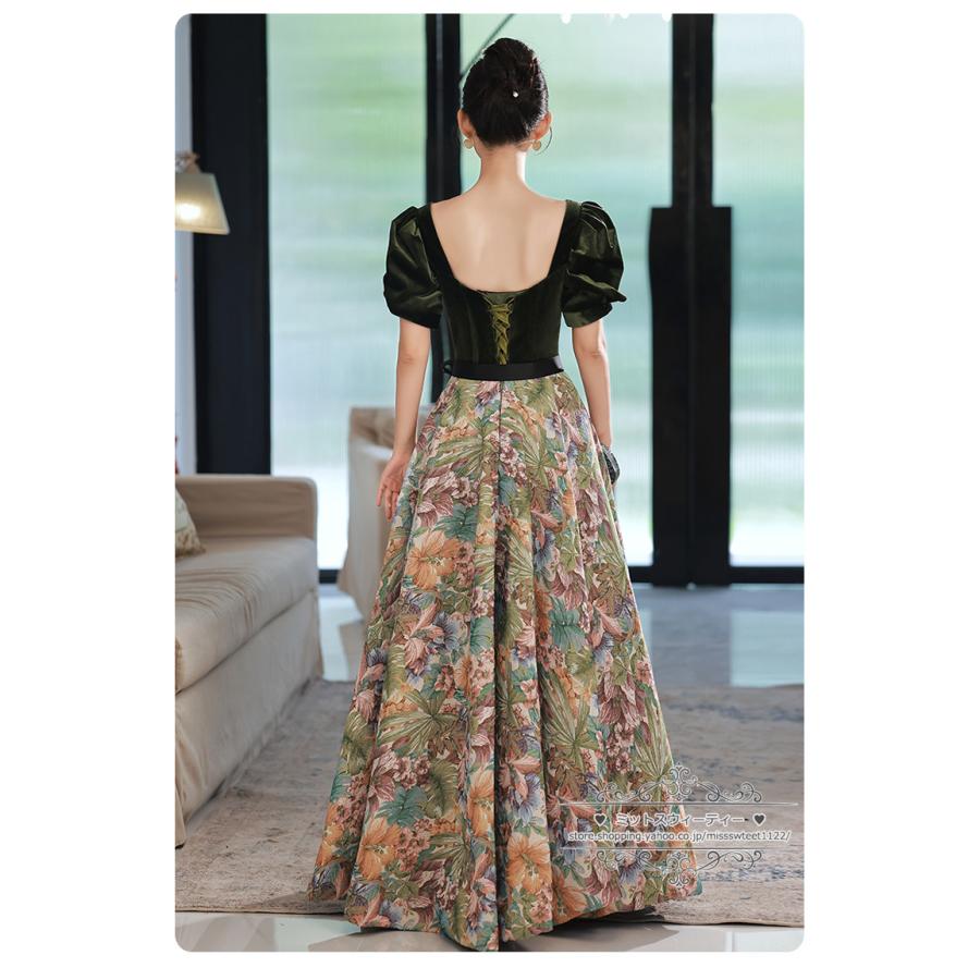 カラードレス カクテルドレス ロングドレス パーティードレス 発表会