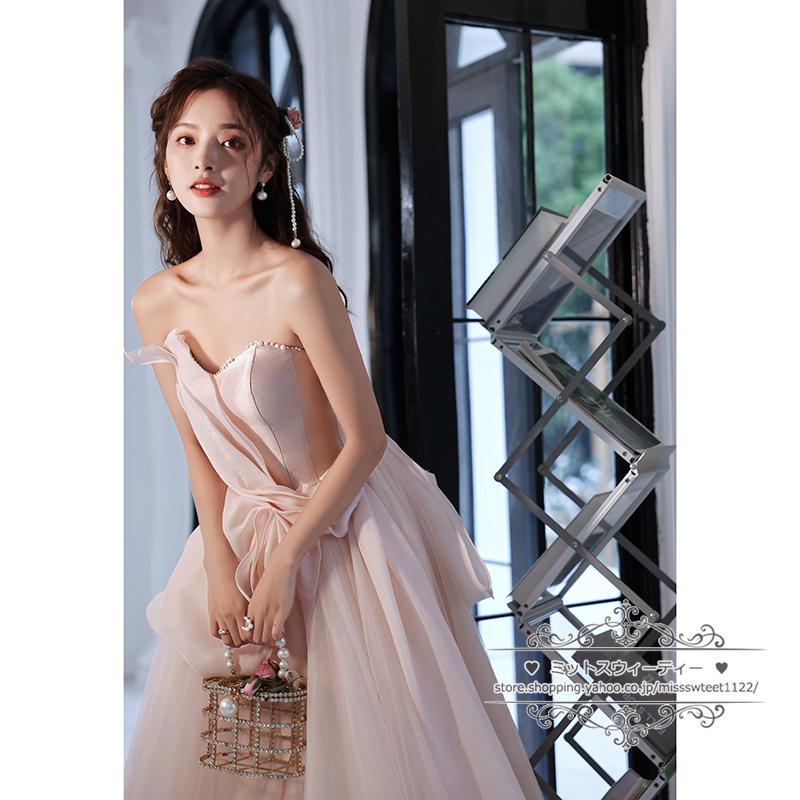 カラードレス カクテルドレス ロングドレス パーティードレス 発表会