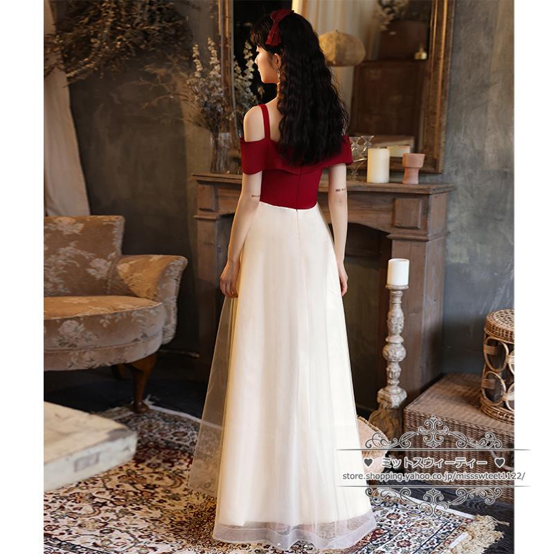 カラードレス カクテルドレス ロングドレス パーティードレス 発表会