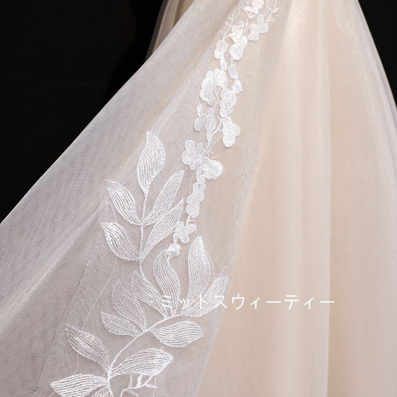 カラードレス 二次会 安い ウエディングドレス 肌色 シャンパン 結婚式 披露宴 フォーマルドレス 演奏会 カクテルドレス 発表会 aライン ブライズメイドドレス_4