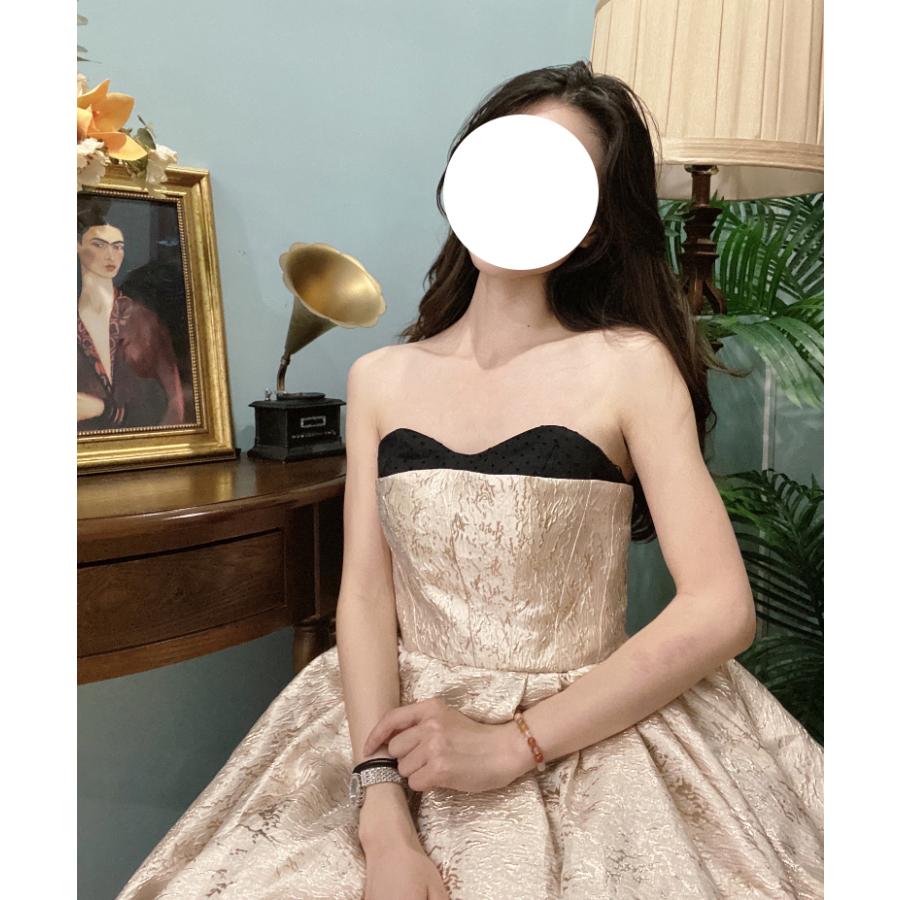 カラードレス ブルー シャンパン ロングドレス 演奏会 カラードレス ブルー シャンパン ロングドレス 演奏会
