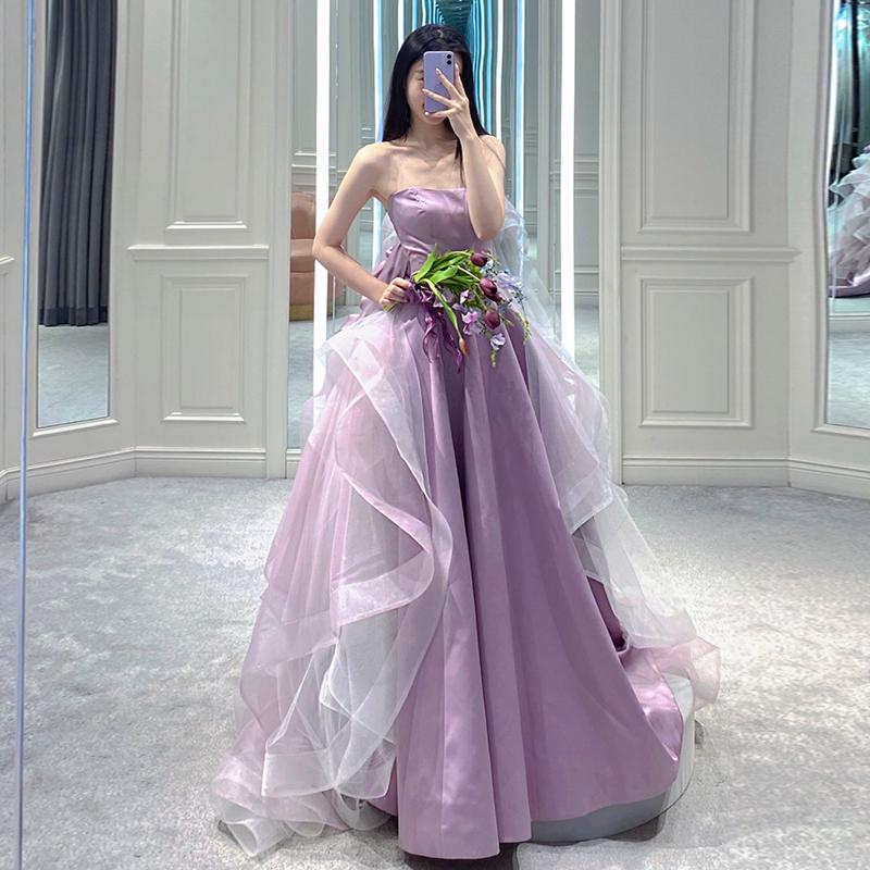 カラードレス 多WAY 付け袖 オーバースカート ロングドレス 花嫁 カラードレス 多WAY 付け袖 オーバースカート ロングドレス 花嫁