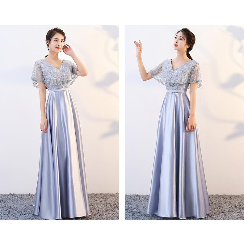 カラードレス ピンク グレー レッド ロングドレス ケープ風 ポンチョ風