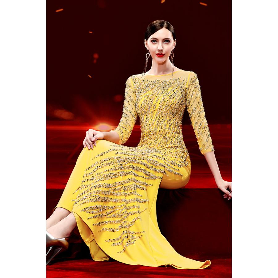 カラードレス マーメイドドレス パーティードレス イブニングドレス