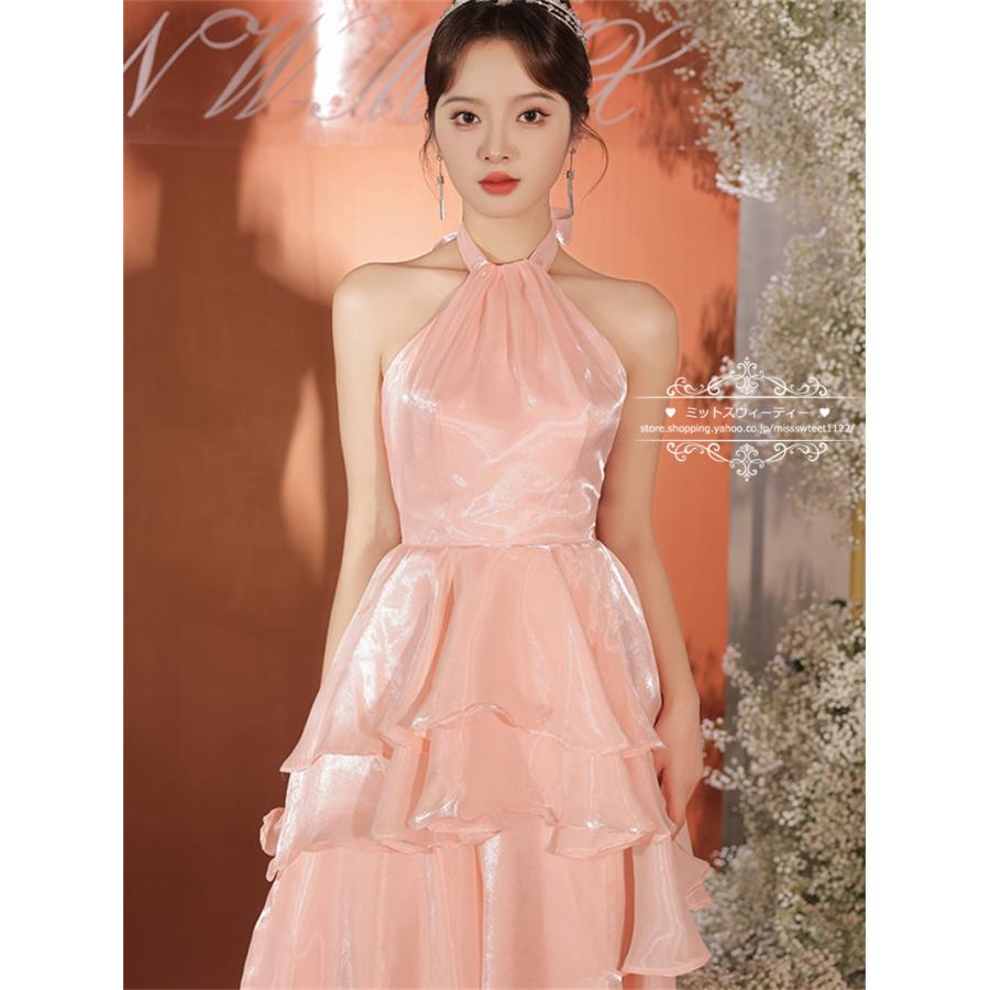 カラードレス パーティードレス ウェディングドレス ロングドレス