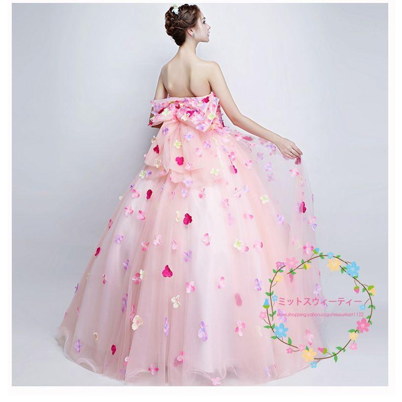 13号 視線が集まる エレガント ふんわり裾 ワンピースドレス＆パニエ