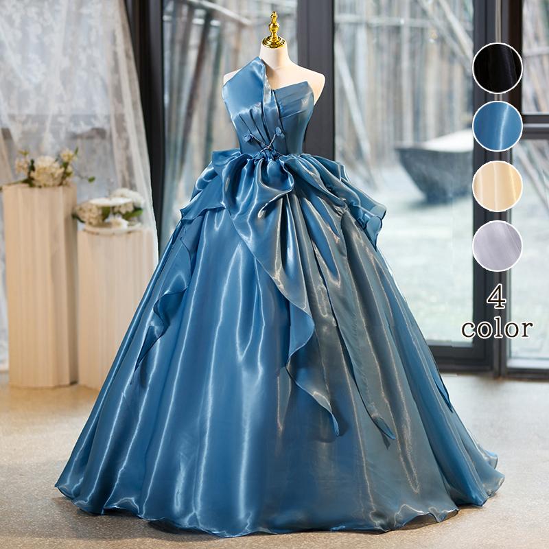 カラードレス 結婚式/前撮り/二次会など <シャンパングレー Size カラードレス 結婚式/前撮り/二次会など <シャンパングレー Size