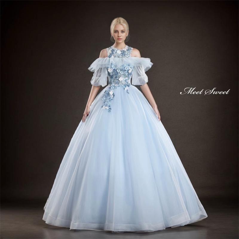ブルーメッシュプリンセスドレス main image 1
