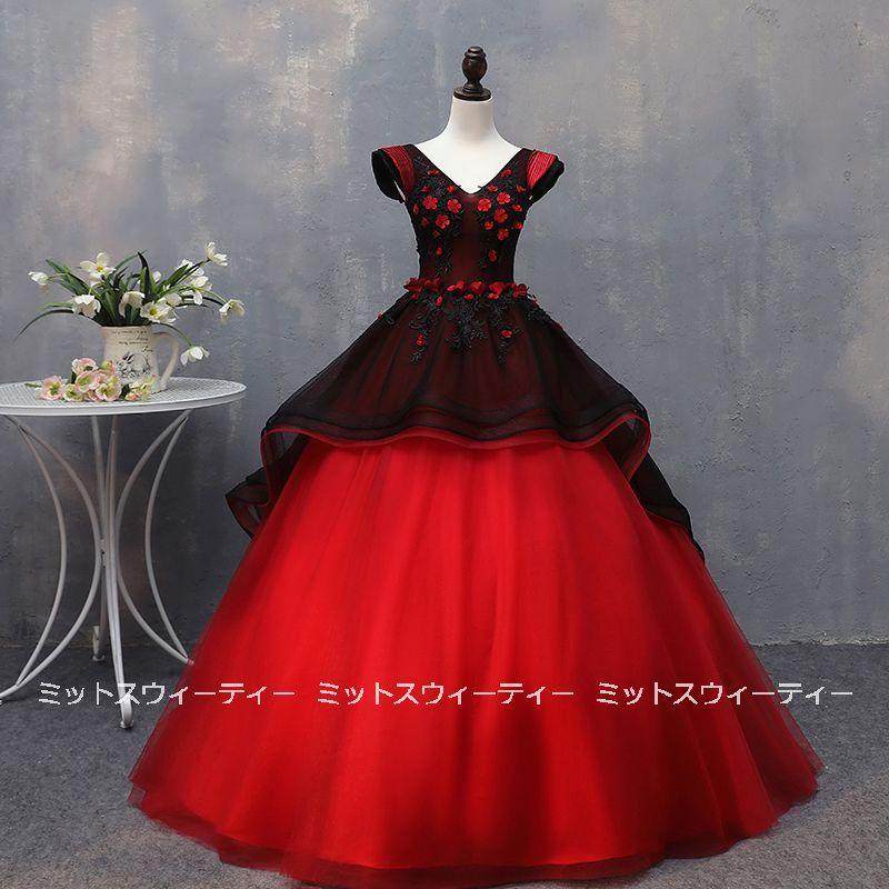 カラードレス ロングドレス 結婚式 花嫁 演奏会 披露宴 ウエディングドレス イブニングドレス 二次会 発表会 コンサート パーティードレス ベルベット ワイン