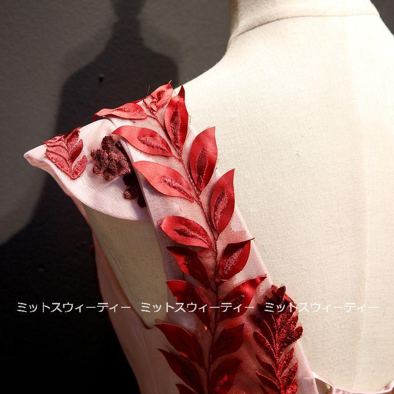 カラードレス ロングドレス ワンショルダー 結婚式 花嫁 演奏会 披露宴 ウエディングドレス イブニングドレス 二次会 発表会 ステージ衣装 パーティードレス_4