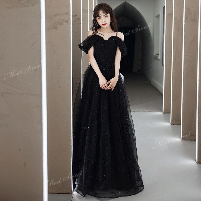 カラードレス ブラック ホワイト ウェディングドレス キャミソールドレス チュール パーティードレス 演奏会 発表会 結婚式 二次会 リゾート婚 編み上げ |  | 04