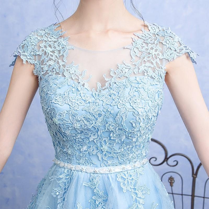 カラードレス ロング 半袖 カクテルドレス 安い 花嫁 パーティードレス