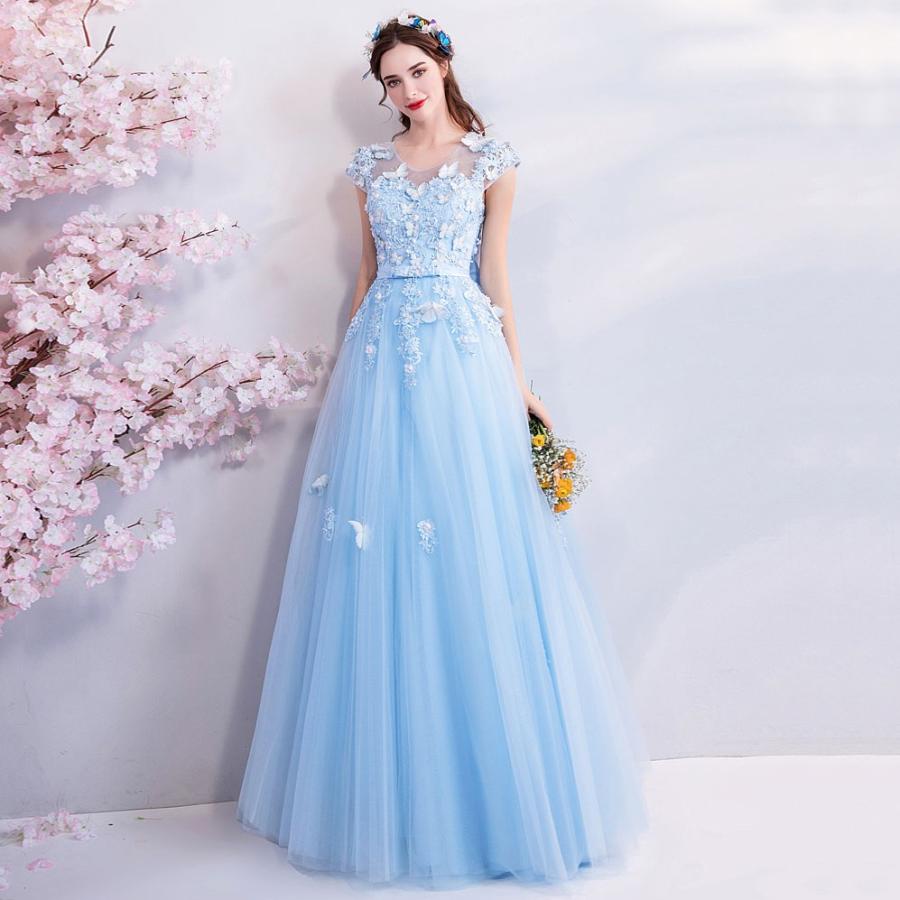 ロングドレス 演奏会 カラードレス 安い イブニングドレス 結婚式