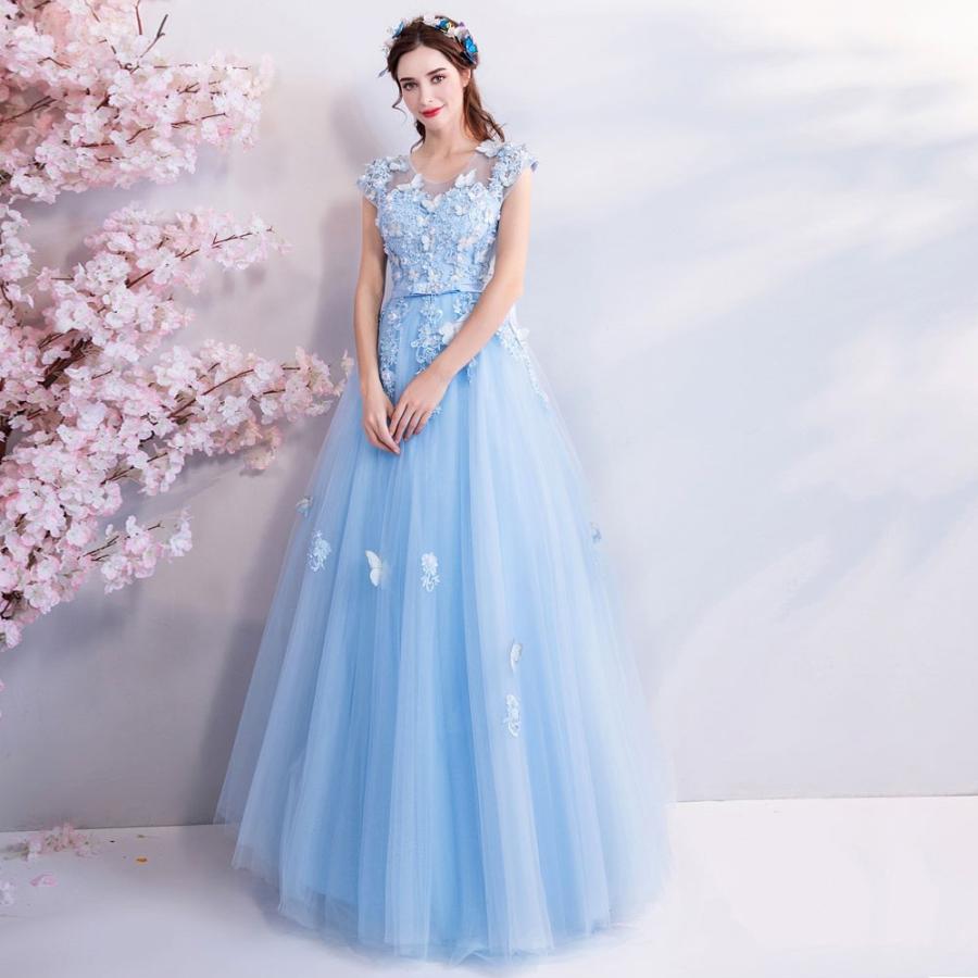 ロングドレス 演奏会 カラードレス 安い イブニングドレス 結婚式