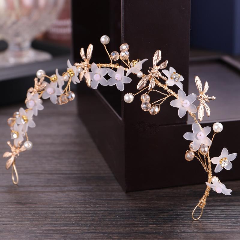 ウエディング ティアラ 桜 花 カチューシャ 安い 髪飾り ウエディング ティアラ 桜 花 カチューシャ 安い 髪飾り