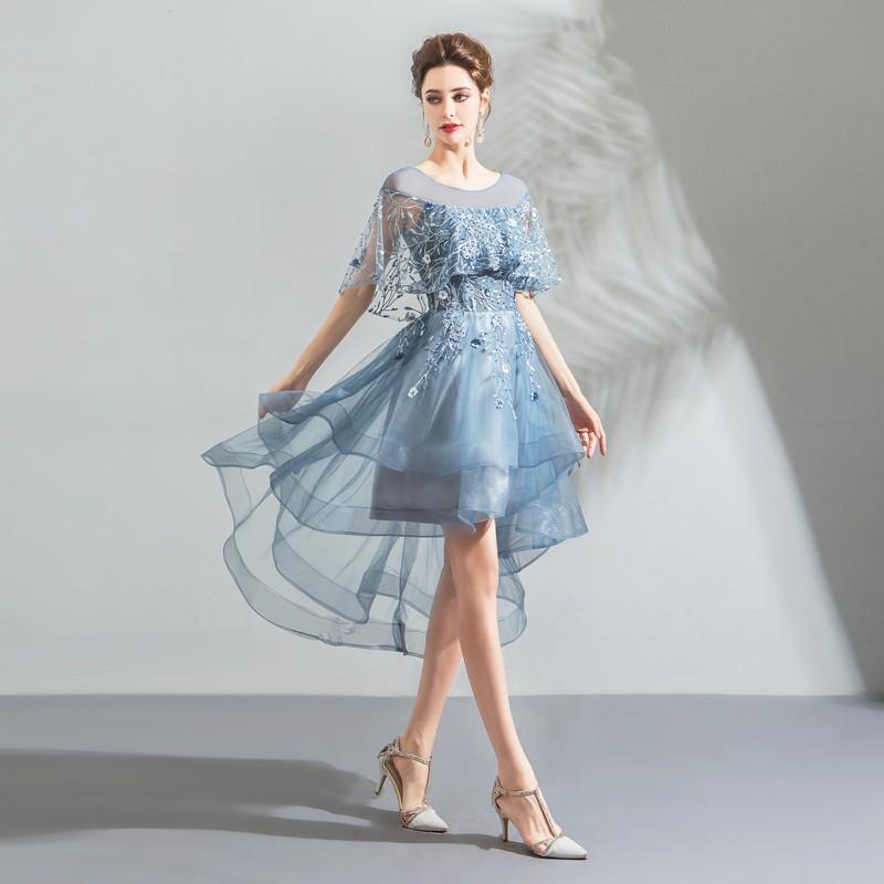 カラーミニドレス 安い 演奏会 パーティードレス 花嫁 ミニ 結婚式 カクテルドレス 二次会 ウェディングミニドレス 披露宴 発表会 コンサート 青 Csmnq219 ミットスウィーティー 通販 Yahoo ショッピング