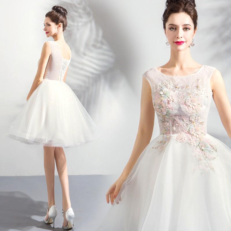 ミニドレス 安い 演奏会 パーティードレス 花嫁 カラーミニドレス ウエディング 二次会 カラードレス コンサート 結婚式 ミニ カクテルドレス