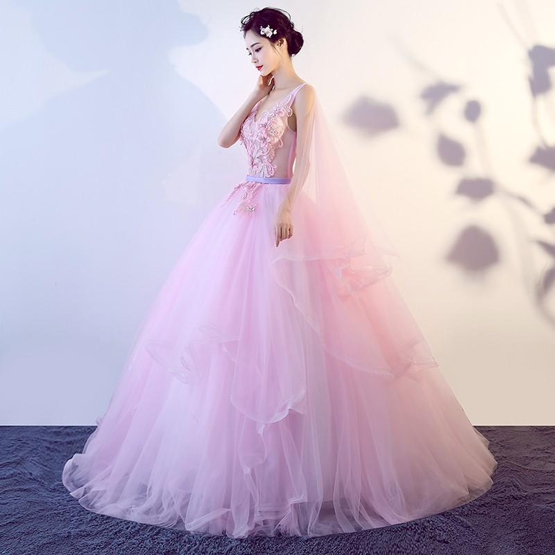 カラードレス ピンク 演奏会 安い ロング コンサート パーティードレス 発表会 ウェディングカラードレス 二次会 ステージ エンパイア サッシュリボン Csppq159 ミットスウィーティー 通販 Yahoo ショッピング