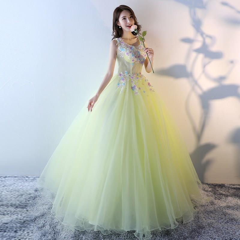 カラードレス 演奏会 安い ロングドレス コンサート パーティードレス