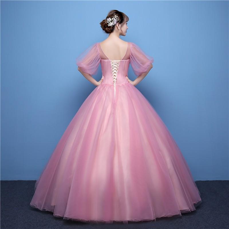 カラードレス 袖あり ロングドレス 演奏会 パーティードレス 安い