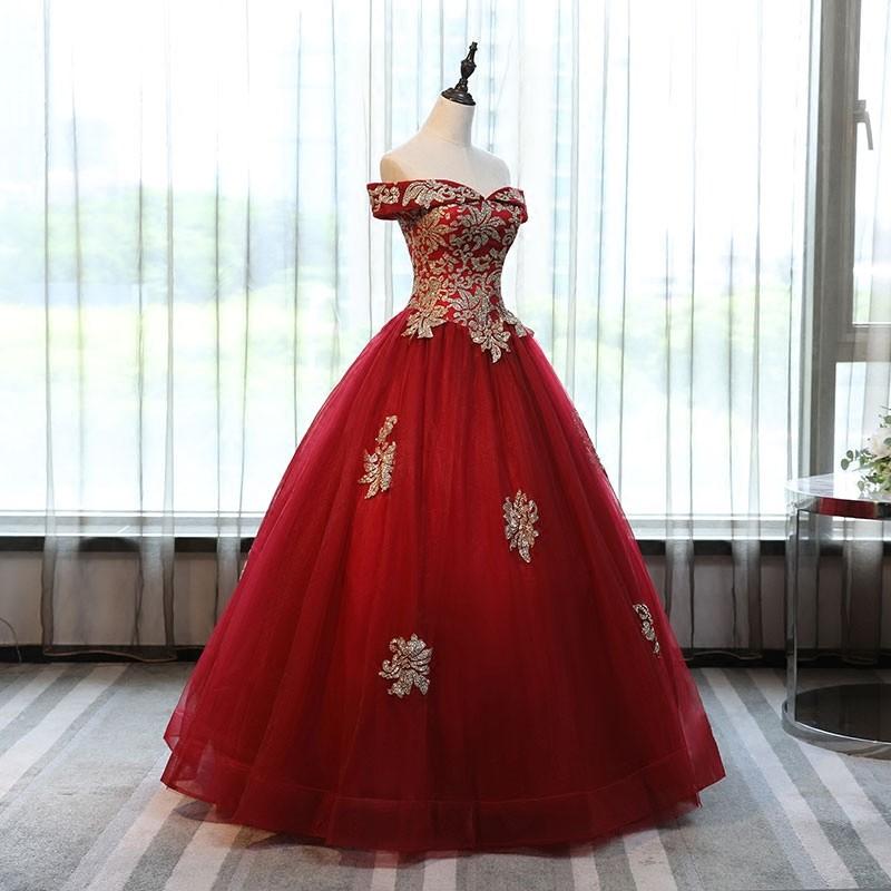 カラードレス ウエディングドレス ロングドレス 演奏会 コンサート 安い プリンセスライン ウェディングドレス 二次会 パーティー 赤 ステージ衣装