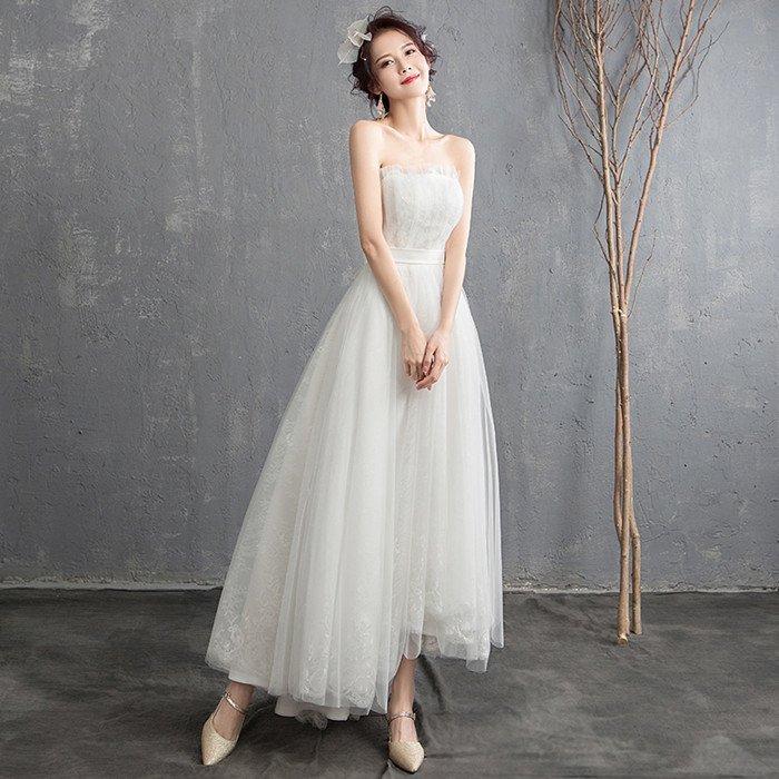 49 割引 売れ筋 パーティードレスロングドレスウェティグドレス結婚式aラインドレス安い大きいサイズ二次会海外挙式花嫁ドレス花嫁白ワンピースエンパイア ワンピース ドレス レディース服 Urbanfarminginstitute Org