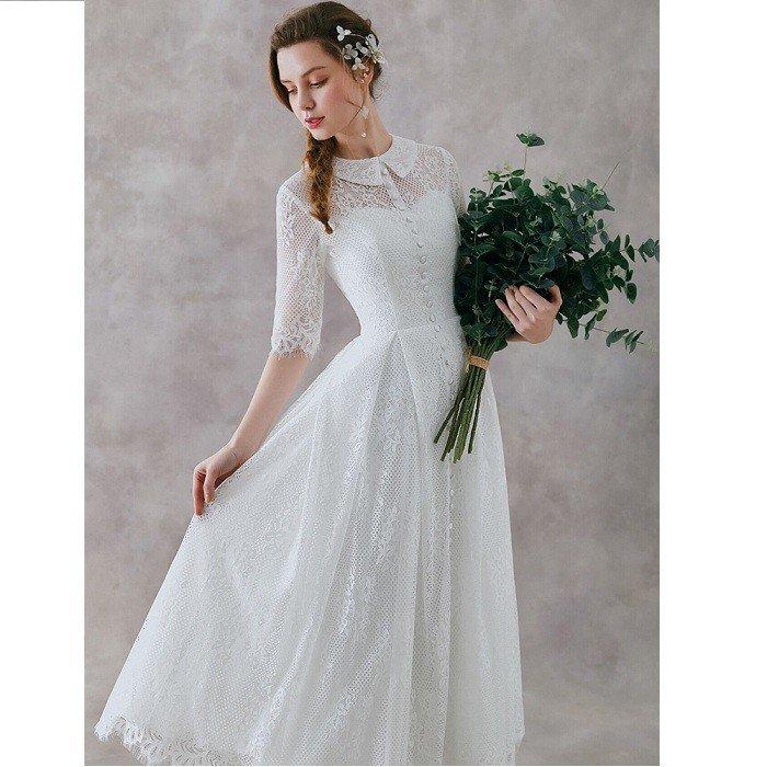 再再販 ミニドレス ミモレ丈ドレス ウェディグドレス 二次会 花嫁 パーティドレス 結婚式 白 ワンピース 演奏会 大きいサイズ ドレス 発表会 袖付き 長袖 前撮り Dress1112 ミットスウィーティー 通販 Yahoo ショッピング おしゃれ Mercurytechnologies Mn Com