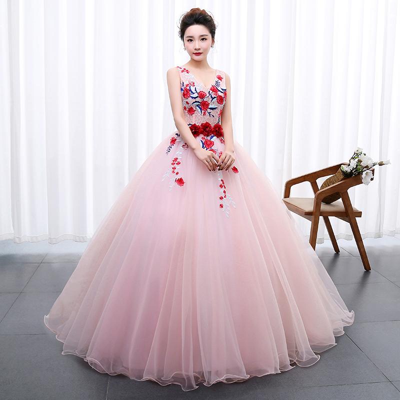 海外正規品 パーティードレス 結婚式 ドレス ロングドレス お呼ばれドレス レトロドレス エレガンス 着痩せ ピンク フラワー 代 30代 ワンピース ドレス 花嫁 演奏会 メール便なら送料無料 Mdtu Nw Gov Lk