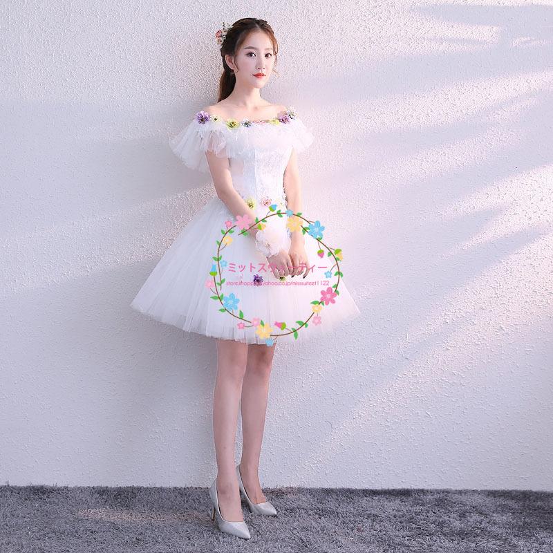 ミニドレス 二次会ドレス 花嫁 結婚式 演奏会 披露宴 ミニドレス 二次会ドレス 花嫁 結婚式 演奏会 披露宴