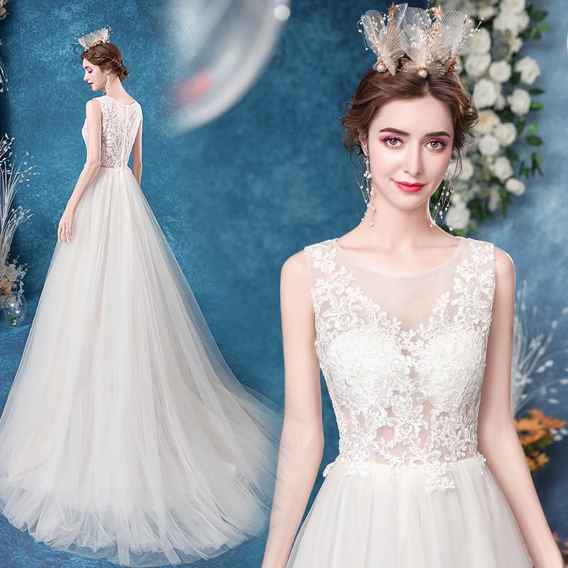 パーティードレス ウエディングドレス 二次会 花嫁 Aライン 白 ロングドレス チュール 結婚式 演奏会 お呼ばれ 新年会 卒業式 成人式 お呼ばれ レース