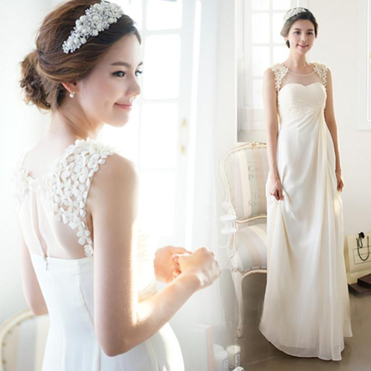 ウェディングドレス 3色 エレガンス ドレス ノースリーブ 結婚式 二次会 結婚式ワンピース お呼ばれ フォーマルドレス ブライズメイドドレス 優しい おしゃれ Ds816 ミットスウィーティー 通販 Yahoo ショッピング