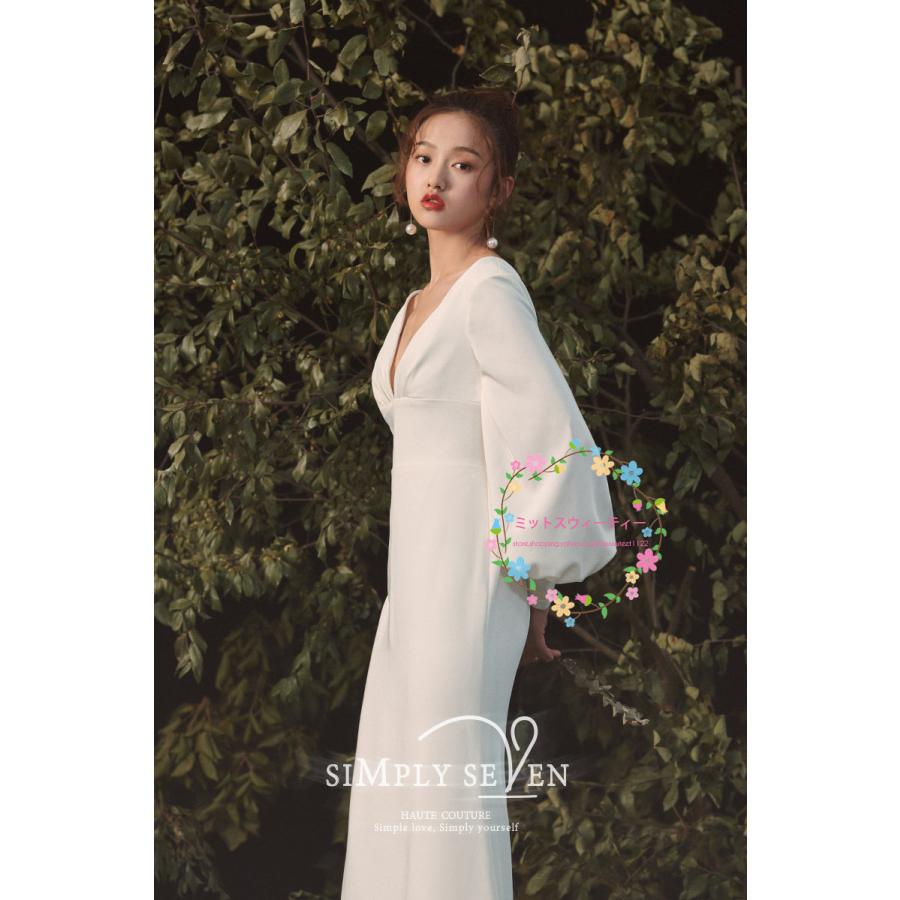 ウェディングドレス ウエディングドレス ロング丈 結婚式 ドレス