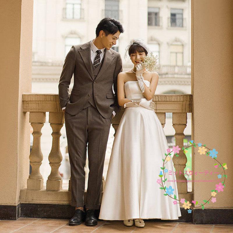 結婚式 二次会 ウェディングドレス-