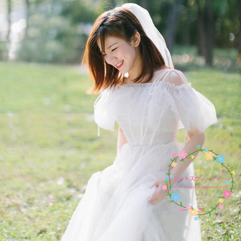 ロングドレス ウェディングドレス パーティードレス ウエディング